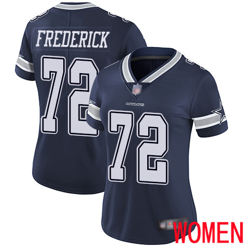 Women Dallas Cowboys Limited Navy Blue Travis Frederick Home #72 Vapor Untouchable NFL Jersey->youth nfl jersey->Youth Jersey